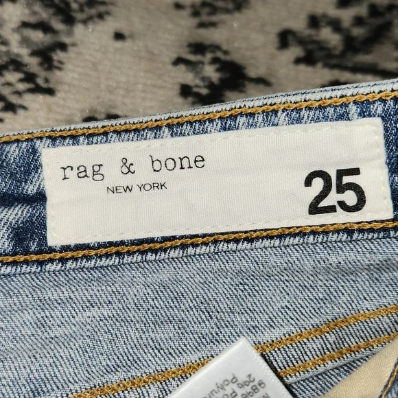 Rag & bone Nina high-rise ankle cigarette Jens size 25 color calypso1 - Picture 2 of 8
